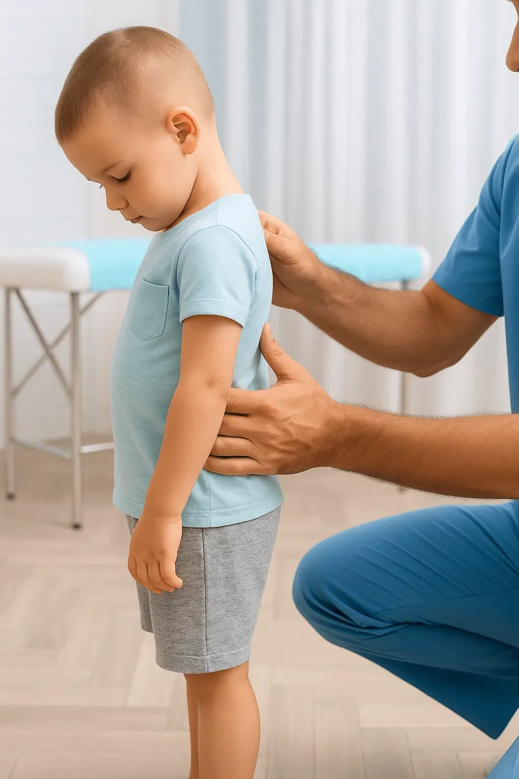 Osteopathische behandeling van een kind